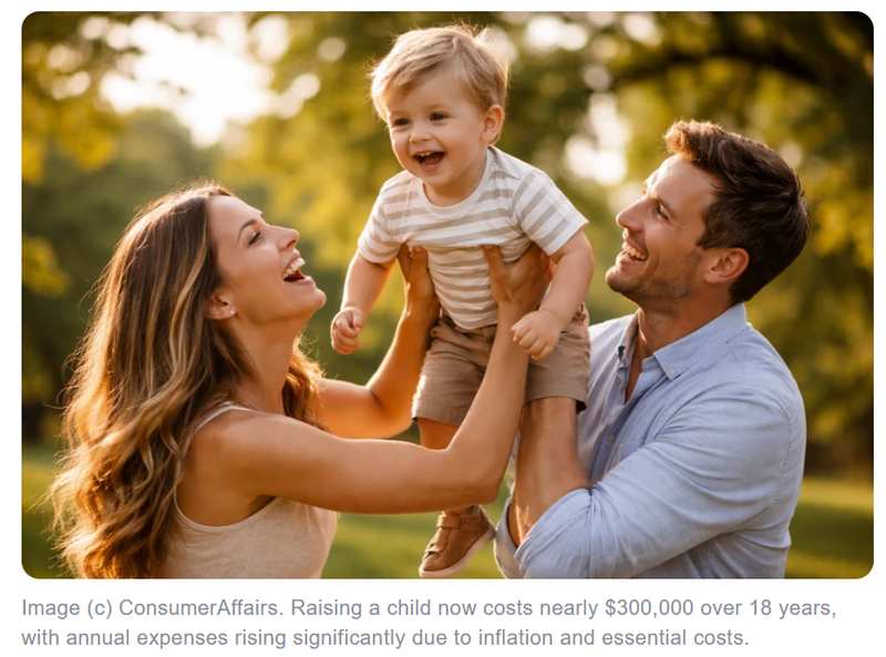  从30万到房价中位数：数据拆解美国育儿成本的结构性上涨 股票财经